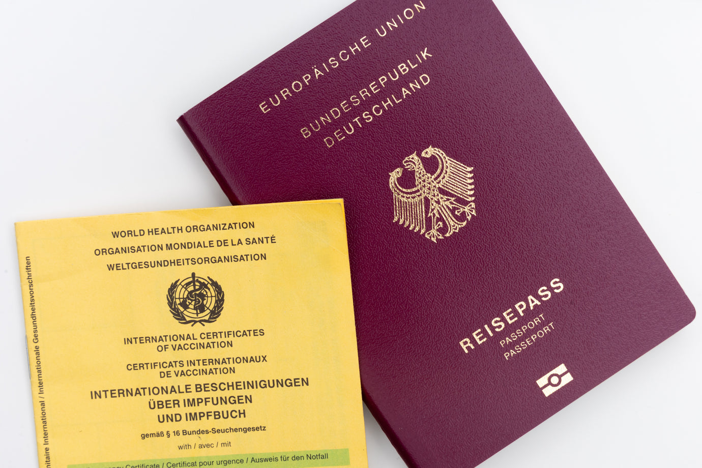Close-up of a passport symbolizing the identification requirement for TOEIC test-takers, emphasizing the necessity of bringing a valid passport for test registration.